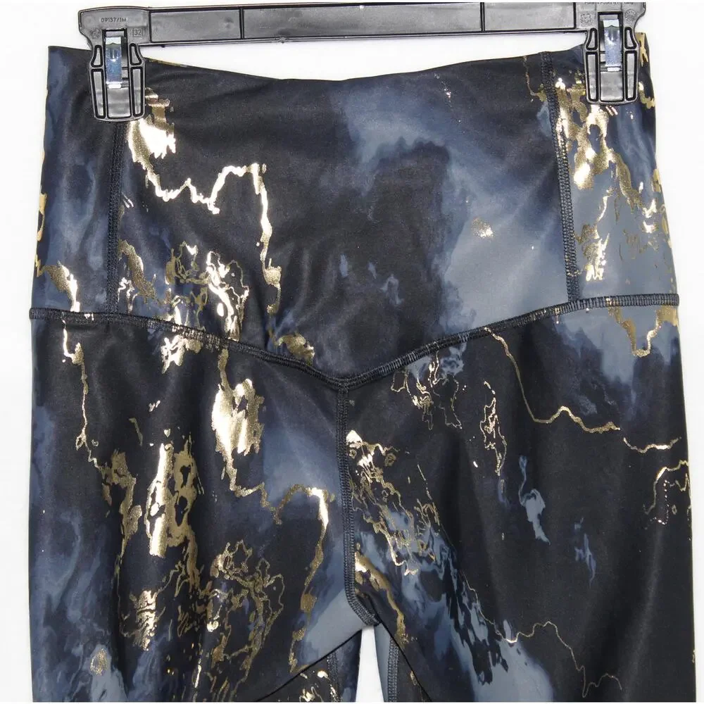 Old Navy Extra High-Rise Powersoft Go Dry Leggings in Marble Pattern, Size M